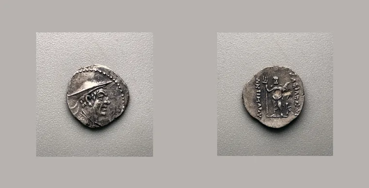 BAKTRIA, Antimachos I Theos (174-165 BC), AR Obol