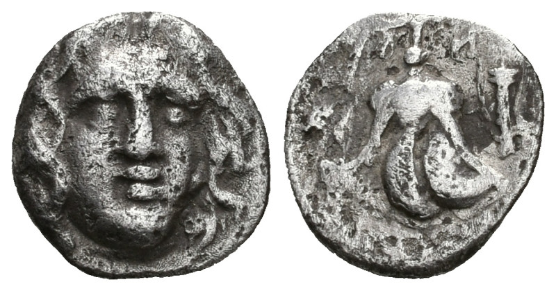 CARIA, Rhodes AR Hemidrahm or Diobol
