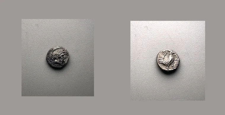 BAKTRIA, Sophytes (Sophytos), AR Obol