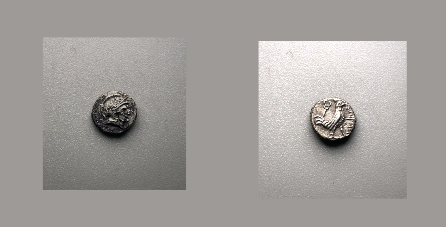 BAKTRIA, Sophytes (Sophytos) AR Obol
